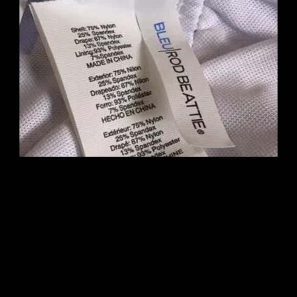 Rod Beattie One Piece Women's Size 4 Pace In The Sun Cap Sleeve Big Surf Blue - Picture 4 of 4